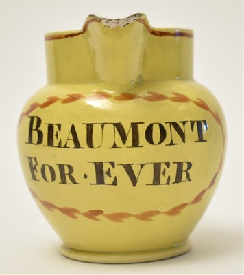 Lot 309 - 1826 Alnwick Election jug