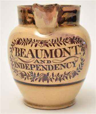 Lot 311 - 1826 Alnwick Election jug
