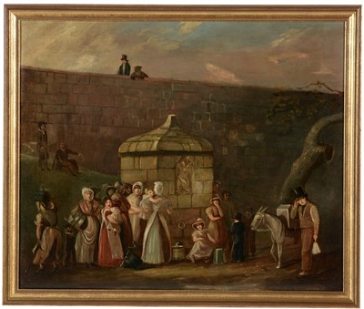 Lot 319 - 19th Century Primitive School - oil.