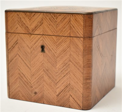 Lot 428 - Tea caddy