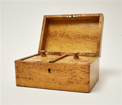 Lot 432 - Tea caddy