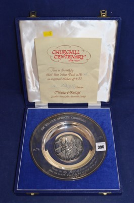 Lot 396 - Silver Churchill dish