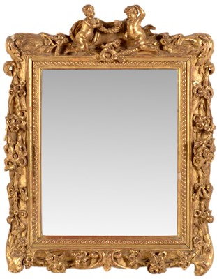 Lot 752 - Gilt framed mirror