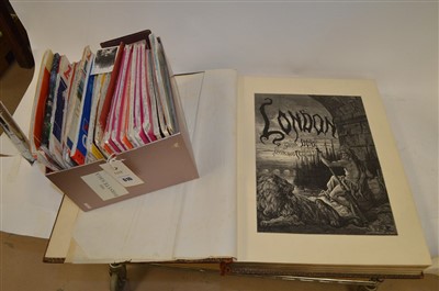 Lot 616 - 'London: a Pilgrimage' and a quantity of maps