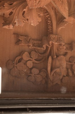 Lot 466 - Carved panel by A.L. Bulletti