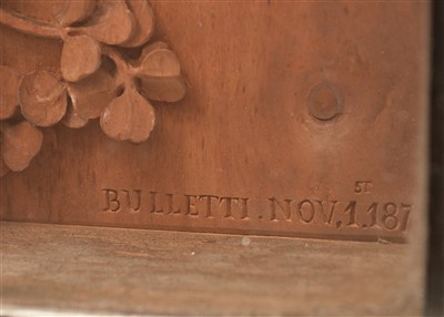 Lot 466 - Carved panel by A.L. Bulletti