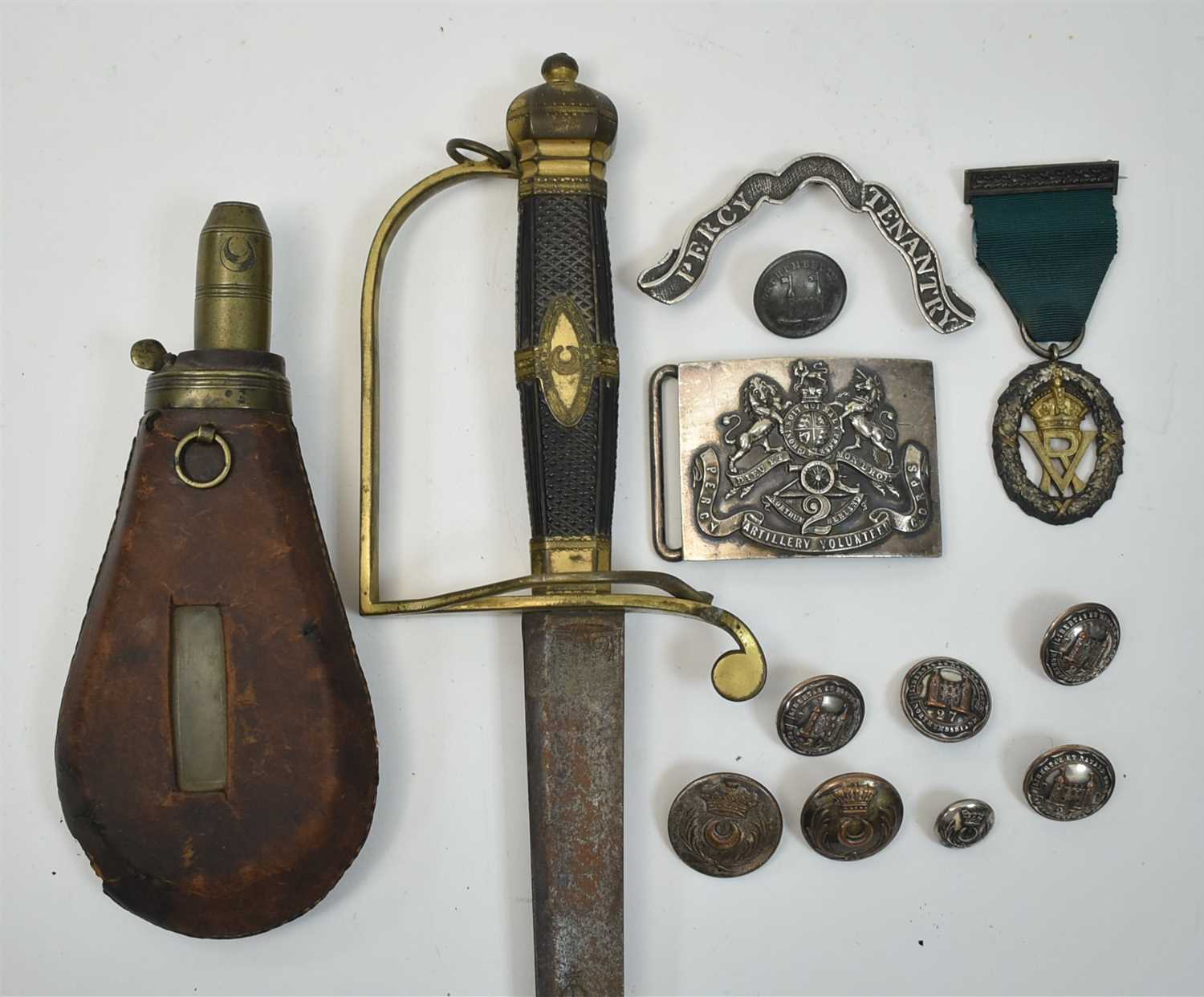 Lot 411 - Percy Tenantry Volunteer Infantry interest