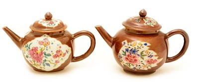 Lot 377 - Two Chinese teapots.