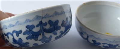 Lot 359 - A pair of late 19th Century Chinese blue and white porcelain ginger jars and covers.