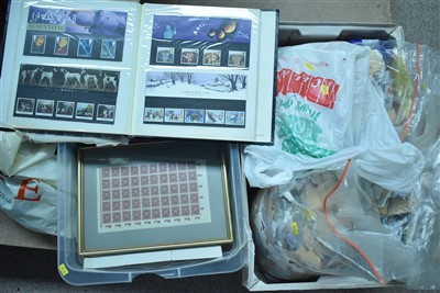 Lot 142 - Quantity of stamps including sheet of Royal...