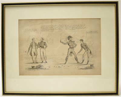 Lot 319 - 1826 Alnwick Election engraving