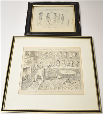 Lot 321 - 1826 Alnwick Election engraving