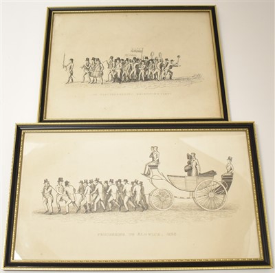 Lot 324 - 1826 Alnwick Election engraving