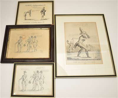 Lot 325 - 1826 Alnwick Election engraving