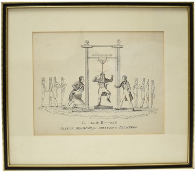 Lot 326 - 1826 Alnwick Election engraving