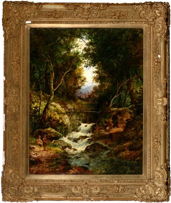 Lot 356 - Attributed to Thomas Creswick - oil.