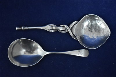 Lot 331 - Two silver caddy spoons