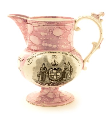 Lot 107 - A rare documentary Alnwick interest jug.