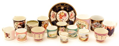 Lot 89 - Miscellaneous Staffordshire bone china and Pearlware miniatures.