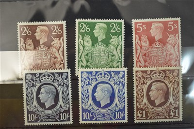 Lot 29 - GB 1939-48 high values
