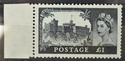Lot 30 - GB 1955 Castles Waterlow £1