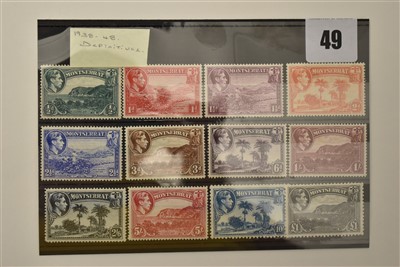 Lot 49 - Montserrat 1938-48 definitives
