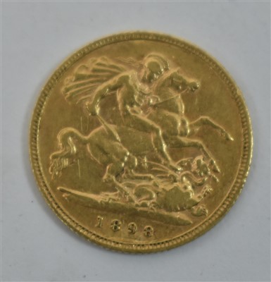 Lot 112 - Victorian 1898 half sovereign