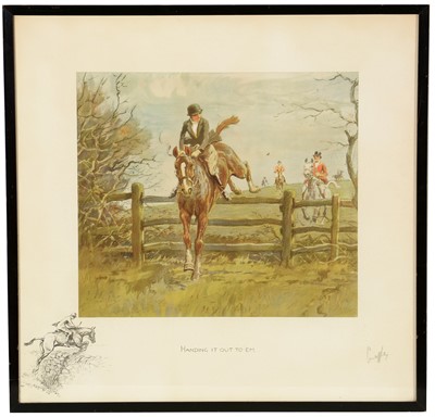Lot 253 - "Snaffles" Charles Johnson Payne - print.