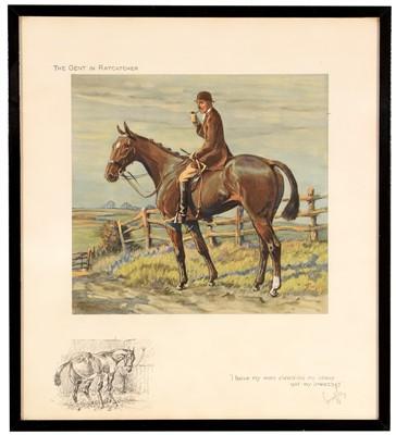 Lot 254 - "Snaffles" Charles Johnson Payne - print.