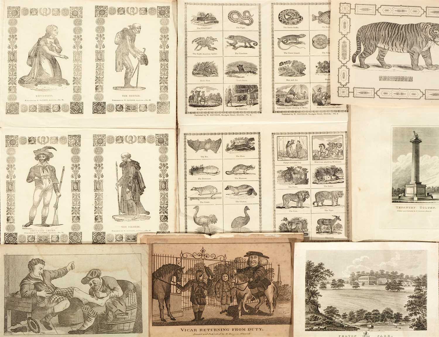 Lot 392 - William Davidson of Alnwick - prints.