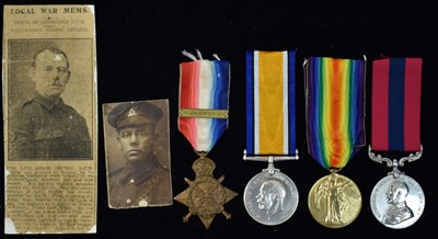 Lot 1745 - DCM First World War group