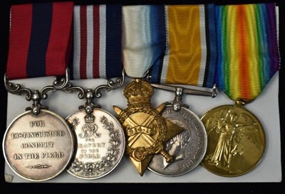 Lot 1527 - DCM and MM First World War group