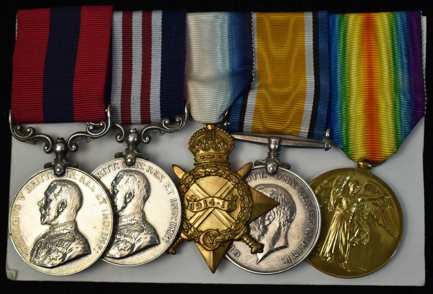 Lot 1527 - DCM and MM First World War group