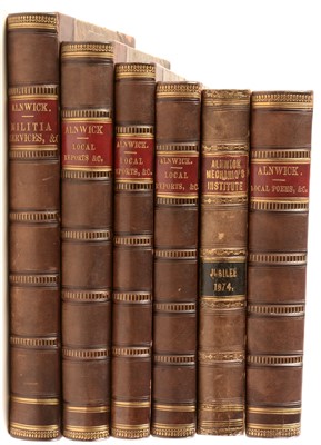 Lot 396 - Bound ephemeral relating to Alnwick.