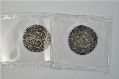 Lot 104 - Henry IV and Henry VIII groats