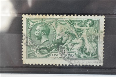 Lot 28 - £1 Seahorse