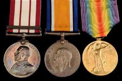 Lot 1650 - First World War General Service medals