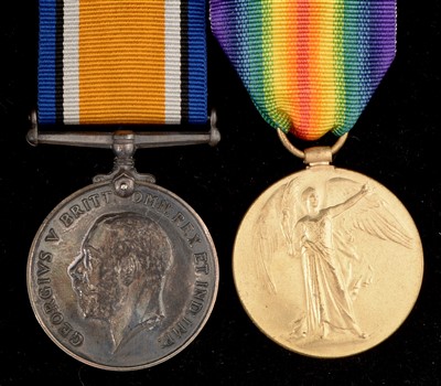 Lot 1654 - First World War General Service medals