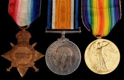 Lot 1659 - A grup of First World War General Service...