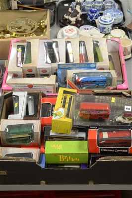 Lot 492 - Diecast model buses