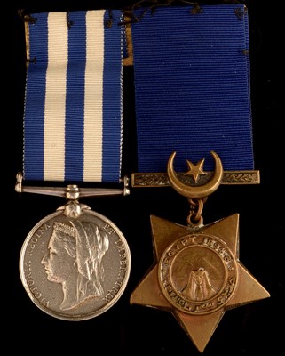Lot 1579 - Egypt medal and Khedive's star