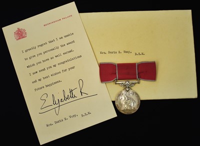 Lot 1837 - Queen Elizabeth British Empire Medal