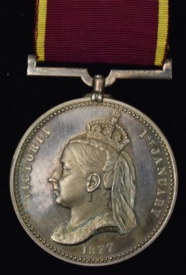 Lot 1838 - Empress of India medal