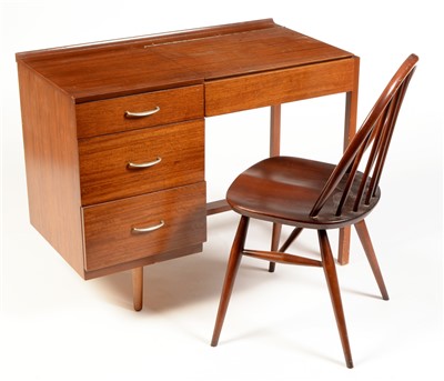 Lot 1572 - A Stag vanity unit; and an Ercol Windsor dining chair.