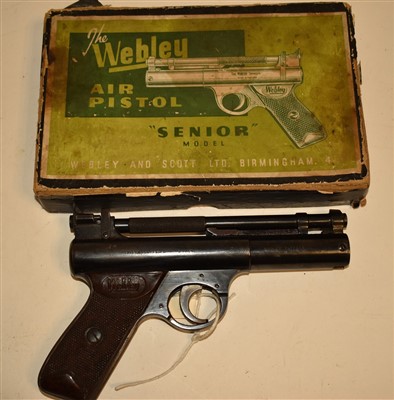 Lot 114 - Webley senior pistol