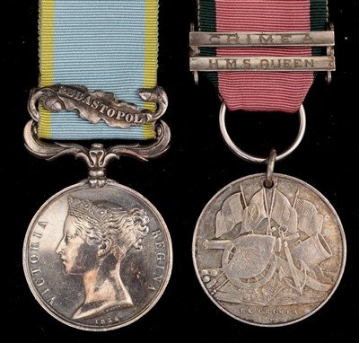 Lot 1610 - A pair of Crimea medals