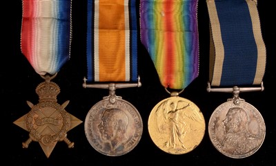 Lot 1790 - Royal Navy First World War and Long service group