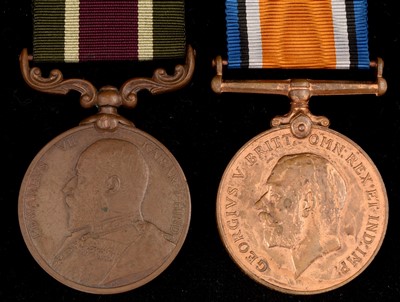 Lot 1676 - Tibet and First World War pair