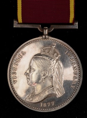 Lot 1840 - Silver Empress of India medal