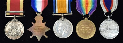 Lot 1619 - 19th Century and First World War medals